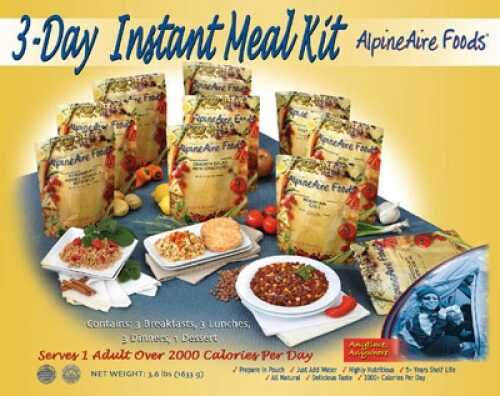 Alpine Aire Foods 3 Day Meal Kit (10 Pouches) 86511