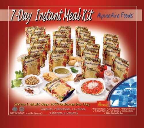 Alpine Aire Foods 7 Day Meal Kit (25 Pouches) 86513