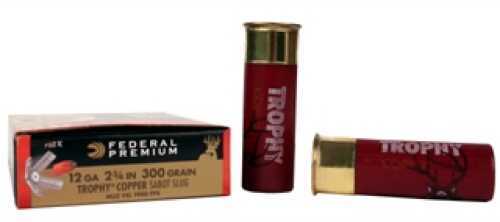 12 Gauge 5 Rounds Ammunition Federal Cartridge 2 3/4" 300 Gr Sabot Slug #Sabot
