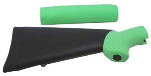 Hogue Mossberg 500 OverMolded Shotgun Kit, Zombie Green 05013