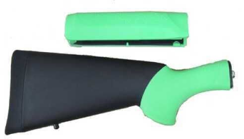 Hogue Remington Rubber Overmolded Stock Zombie Green, Reminton 870 Shotgun Kit 08713