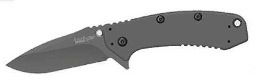 Kershaw Cryo Folding Knife/Assisted 8Cr13MOV/Titanium Carbo Nitride Coating Plain Clip Point Thumb Stud/Flipper/Pocket C