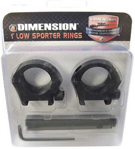 Thompson/Center Arms Scope Rings Low, Aluminum, Fits: Dimension 50027