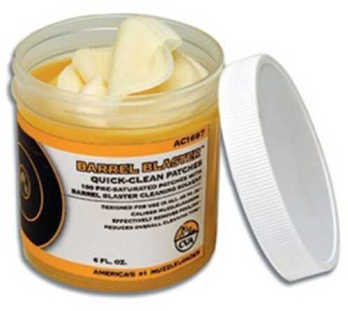 CVA Barrel Blaster Quick-Clean Patches 100 pk. Model: AC1687