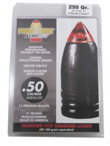 Powerbelt Bullets AeroLite AeroTip 50 Caliber (Per 15) 250 Grains AC1550AT