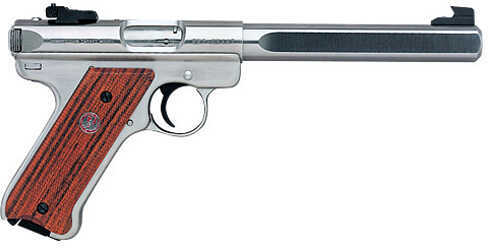Ruger Mark III KMKIII678GC 22 Long Rifle Pistol 6 7/8" Bull Barrel Stainless Steel 10112