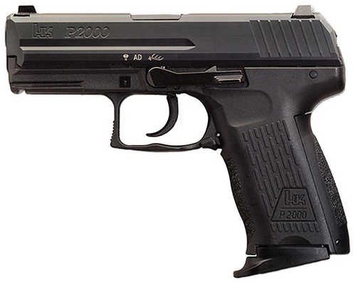 H&K P2000 V2 LEM Semi-Auto Pistol 40S&W 3.66" Barrel (1)-10Rd Mag Dot Sights Black Polymer Finish