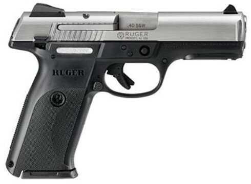 Ruger KSR40 10L 40 S&W 4.14" Barrel Stainless Steel 10 Round Semi Automatic Pistol 3472