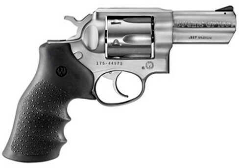 Revolver Ruger GP100 KGPF-331 357 Magnum 3" Barrel Stainless Steel 6 Round-img-0