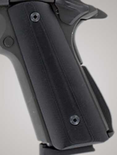 Hogue Colt, 1911 Government Magrip Kit G-10 Arched Solid Black 01269