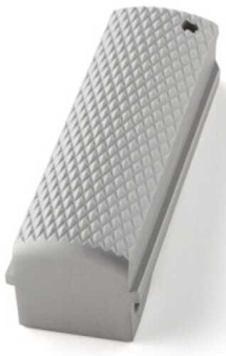 Hogue Colt, 1911 Government Mainspring Housing Aluminum Checkered Flat Matte Clear Anodized 01354