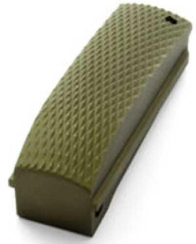 Hogue Colt, 1911 Government Mainspring Housing Aluminum Checkered Arched Matte Green Anodized 01371