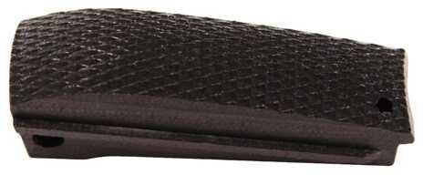 Hogue Colt, 1911 Government Mainspring Housing G-10 Checkered Arched Solid Black 01379