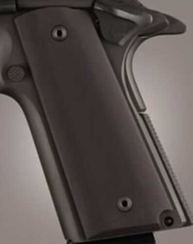 Hogue 1911 Government/Commander 3/16" Thin Grips Aluminum Matte Black Anodized 01460