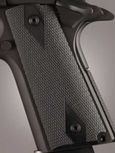 Hogue 1911 Government/Commander 3/16" Thin Grips G-10 Checkered Solid Black 01479