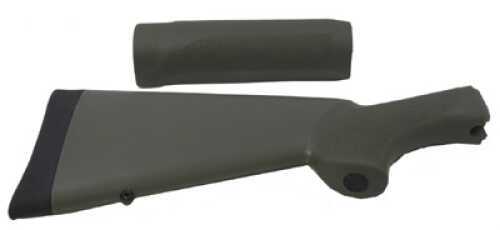 Hogue Remington 870 Overmolded Stock w/Forend Olive Drab Green 08212