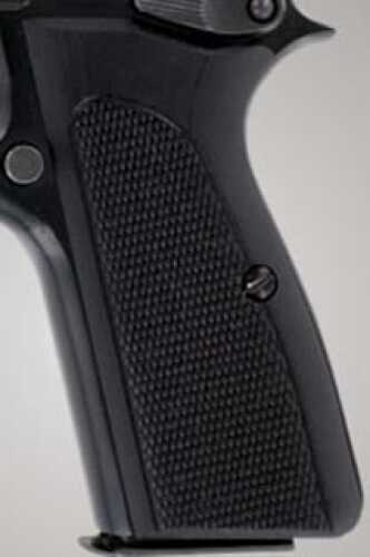Hogue Browning Hi Power Grips Checkered G-10 Solid Black 09179