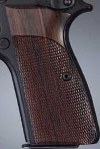Hogue Browning Hi Power Grips Checkered Rosewood 09911