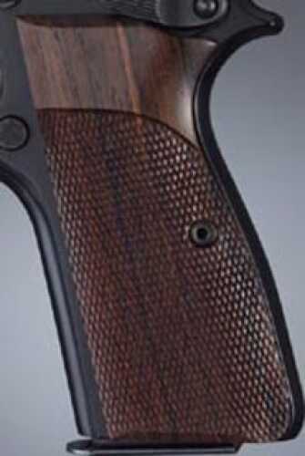 Hogue Grips Rosewood Checkered Browning Hi-Power 09911
