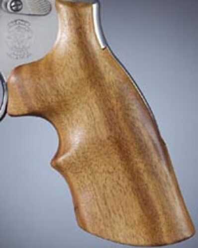 Hogue S&W K or L Frame Square Butt Grips Goncalo Alves w/ Top Finger Grooves 10250
