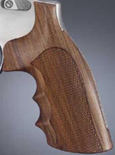 Hogue S&W K or L Frame Square Butt Grips Checkered Pau Ferro 10301