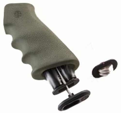 Hogue AR-15 Rubber Grip w/Storage Kit Olive Drabe Green 15011