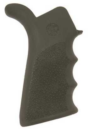 Hogue Grips OD Green Rubber Beavertail With Finger Grooves AR Rifles 15021