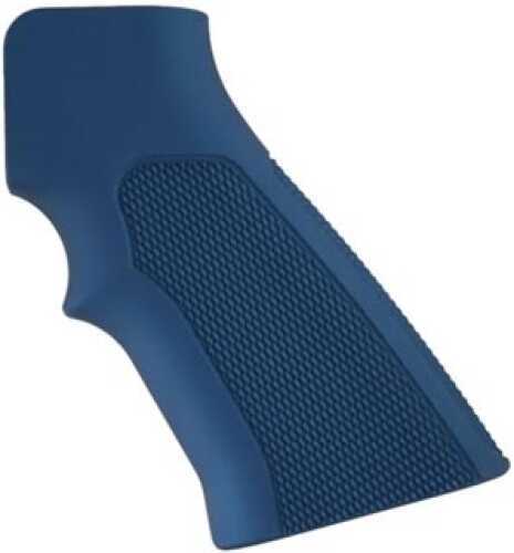 Hogue AR-15 Extreme Grips Checkered Aluminum Matte Blue Anodized 15173