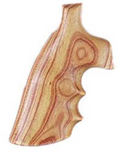 Hogue S&W K/L Frame Round Butt Grips Convert, Tulipwood 19702