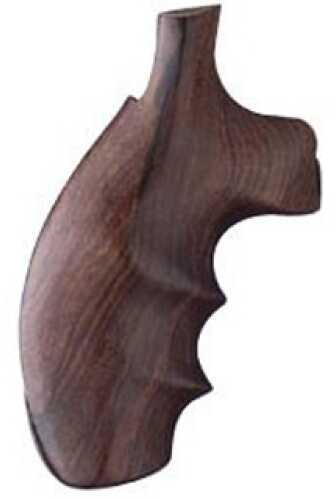 Hogue S&W K/L Frame Round Butt Grips Rosewood 19900