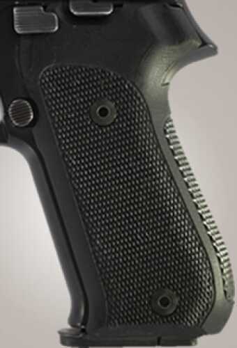 Hogue Sig P220 American Grips Checkered G-10 Solid Black 20179