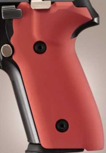 Hogue Sig P228/P229 Grips Aluminum Matte Red Anodized 28162
