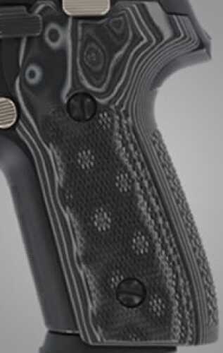 Hogue Sig P228/P229 Grips Checkered G-10 G-Mascus Black/Grey 28177-BLKGRY
