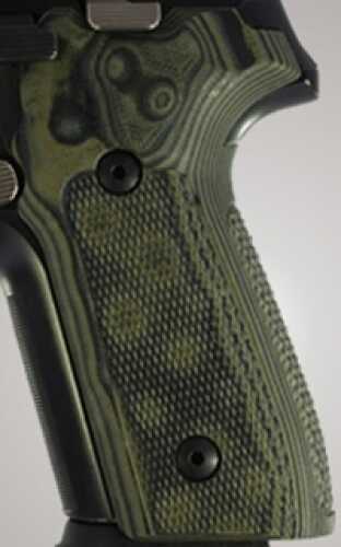 Hogue Sig P228/P229 Grips Checkered G-10 G-Mascus Green 28178