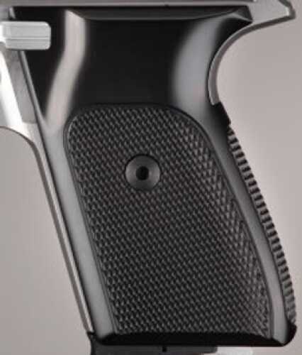 Hogue Sig P230/P232 Grips Checkered Aluminum Brushed Gloss Black Anodized 30176