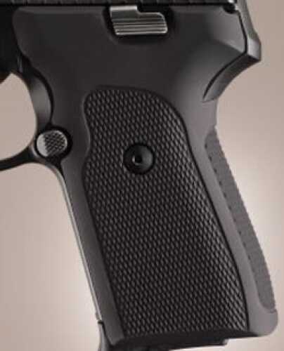 Hogue Sig P239 Grips DAK, Checkered Aluminum Matte Black Anodized 31150