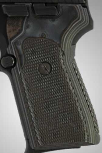 Hogue Sig P239 Grips Checkered G-10 G-Mascus Black/Grey 31177-BLKGRY