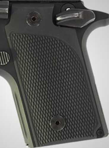 Hogue Sig P238 Grips Checkered G-10 Solid Black 38179