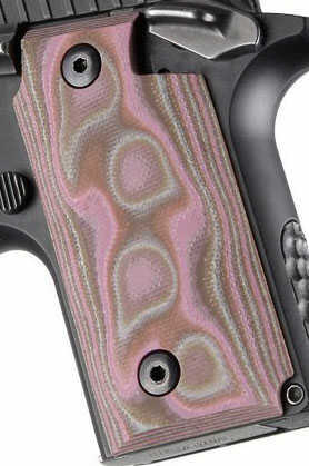 Hogue Sig P238 Grips G-10 G-Mascus Pink Lava 38667