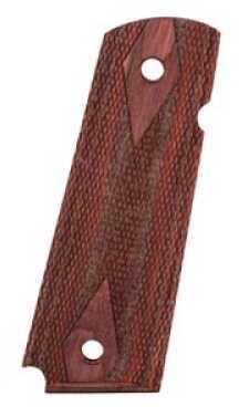 Hogue Colt & 1911 Government Grips Rosewood Laminate Ambidextrous Safety Cut, Checkered 45521