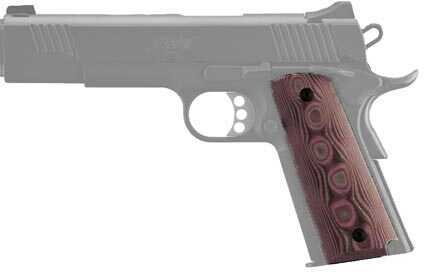 Hogue Colt & 1911 Government Grips G-10 G-Mascus Pink Lava 45667
