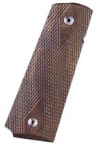 Hogue Colt & 1911 Government Grips Walnut, Checkered 45673
