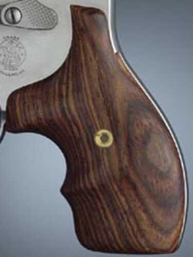 Hogue S&W J Frame Round Butt Grip Bantam, Coco Bolo 61850