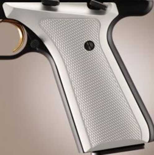 Hogue Browning BuckMark Grips Checkered Aluminum Matte Clear Anodized 72174