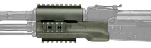 Hogue AK-47 Overmolded Forend Standard, Rubber Grip Area, Ghillie Green 74804