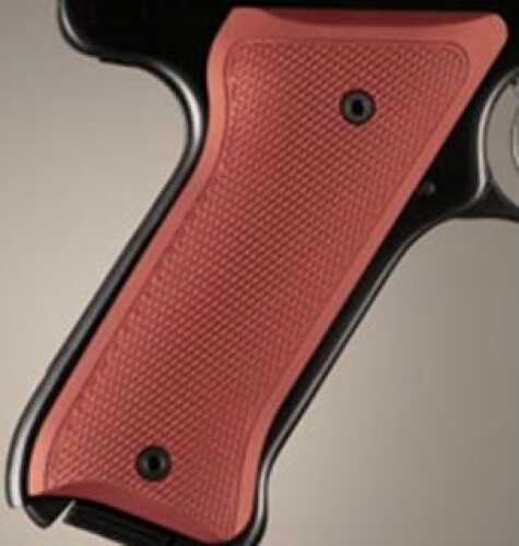 Hogue Ruger Mark II/Mark III Grip Checkered Aluminum Matte Red Anodized 82172