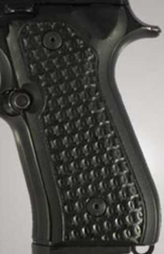 Hogue Beretta 92 Grips Chain Link G-10 Solid Black 92119