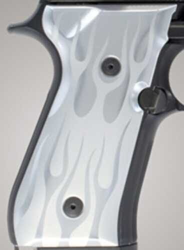 Hogue Grips Fits Beretta 92 Aluminum Clear Anodized Finish 92134