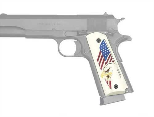 Hogue Scrimshaw Grips Eagle w/Flag Md: 45023