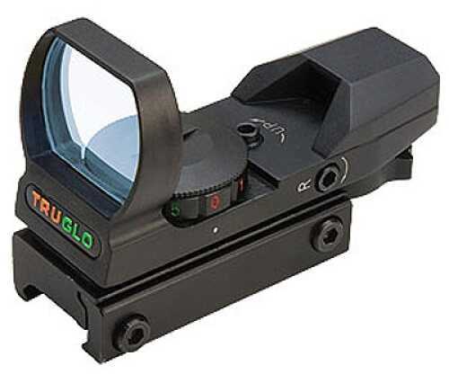 Truglo Dual Color Open Red Dot Black Multiple Reticle TG8360B